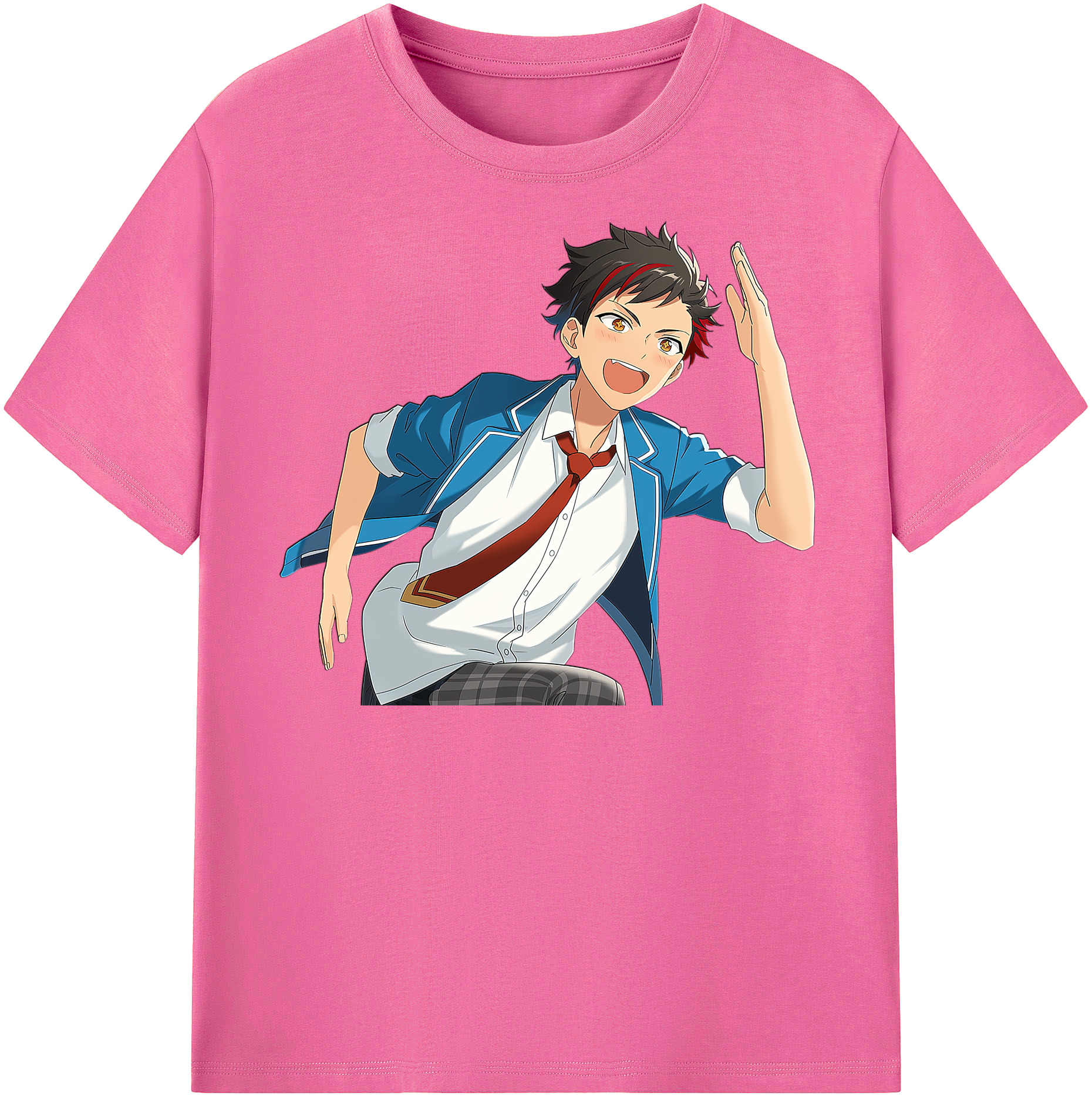 （画像用） あんさんぶるスターズ! Ensemble Stars レディースカジュアルプリントTシャツ（綿100％）